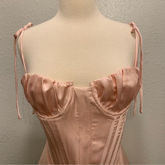 House of CB Alma Dress Blush Pink - Picture 9 of 12